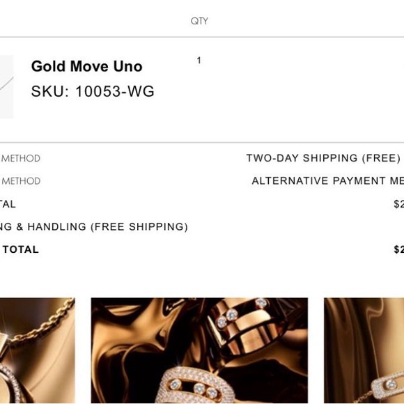 Messika Gold Move Uno Diamond Necklace 18k white gold - Picture 3 of 7